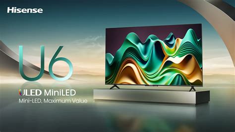 Hisense 65U6N-PRO 65'' 60HZ Mini ULED Smart TV; Quantum Dot Colour;Dolby Vision IQ; Dolby Atmos®; Game Mode Plus;120 High Refres
